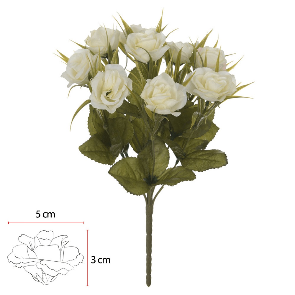 Buque Rosa x9 Creme out 31cm