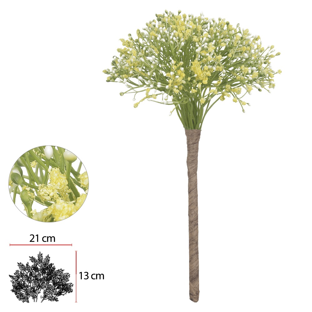 Buque Gypso Amarela 32cm