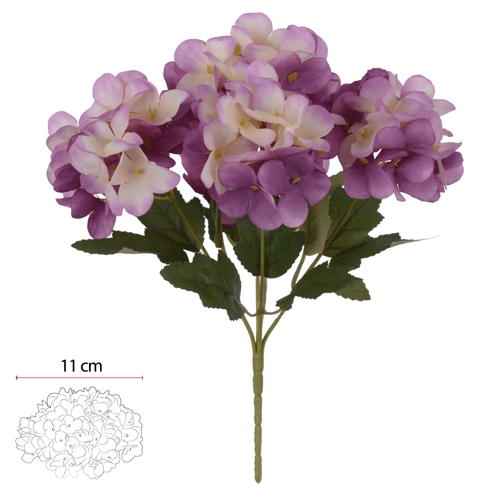 Buque Hortensia x5 Lavanda out 29cm