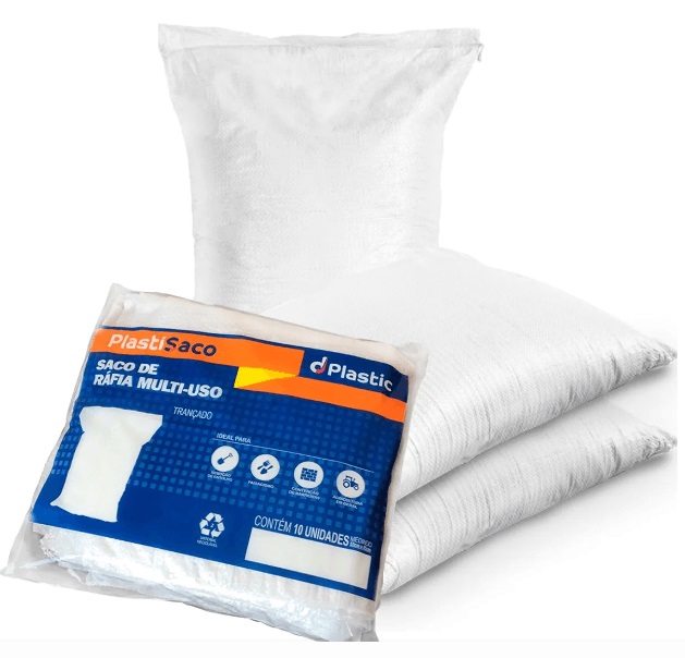 Saco Rafia 60x90 Com 10 Unidades -  D.Plastic