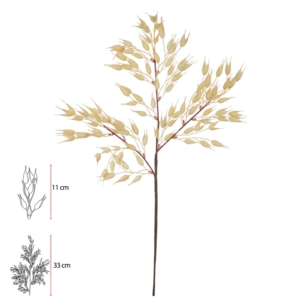 C.aveia plt X108 Creme 66cm