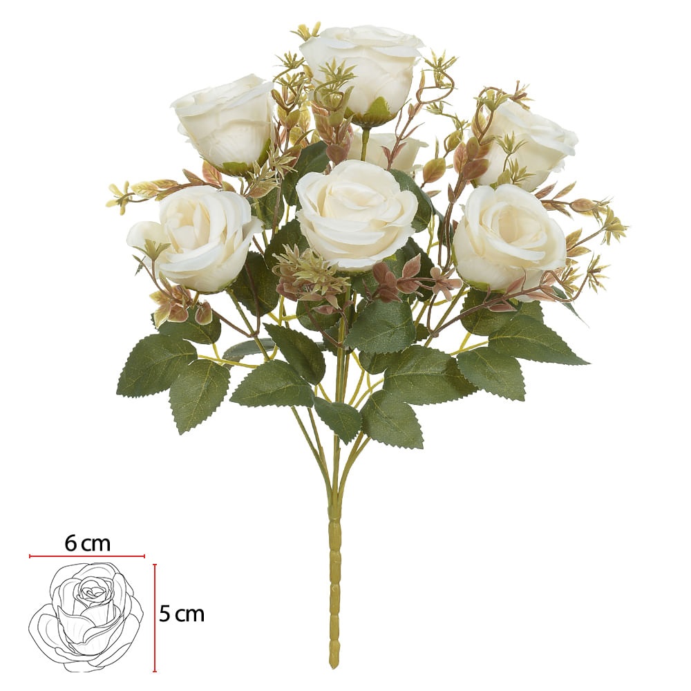 Buque Rosa x7 Creme out 31cm
