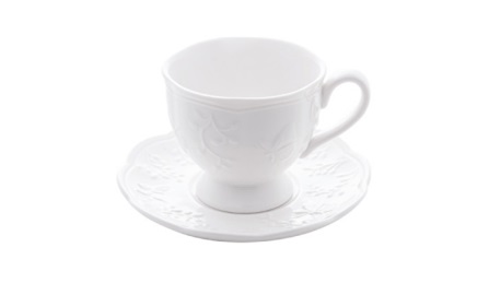 Xicara C/pires P/cafe Butterfly 100ml