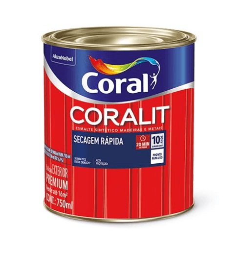 Esmalte Coralit sec rap ac bc Gelo 750ml