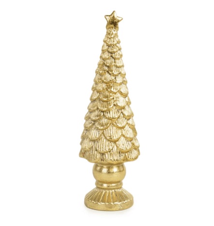 Pinheiro Decorativo c/ Estrela Ouro 28cm