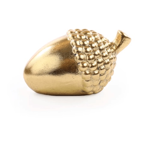Noz Decorativa Ouro 17cm