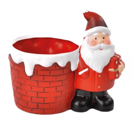 Vaso Papai Noel Vm/bc/pt