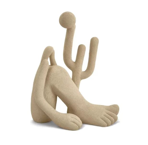 Escultura em Resina Tarsila 32cm Natural Mart