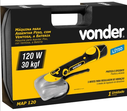 Maquina p/ Piso bat 12v Map120 Vonder