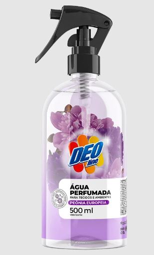 Agua Perfumada Peonia Euro 500ml Deoline