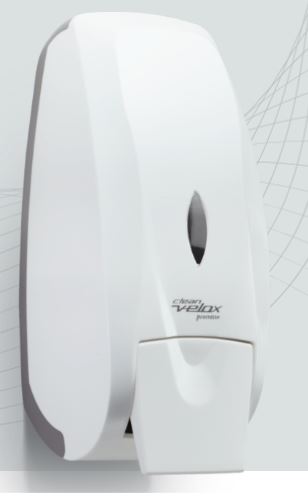 Saboneteira Velox C/reseva 400ml Branca