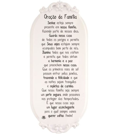 Provencal Oração da Familia 36x16