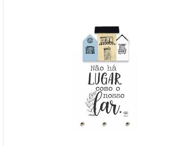 Porta Chave Lugar Como Nosso lar Zenir