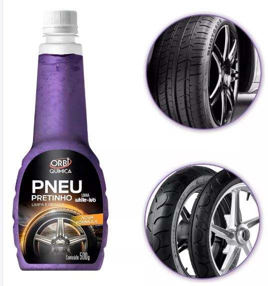 Pneu Pretinho 500ml Orbi