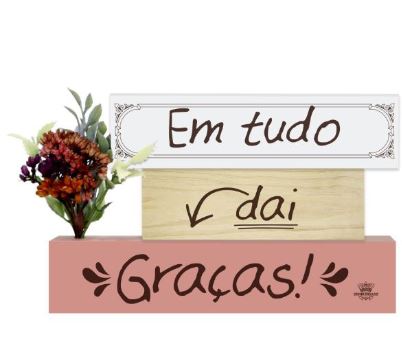 Enfeite Mesa em Tudo dai Graca Zenir