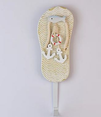 Cabideiro de Parede Chinelo Peixe/âncora