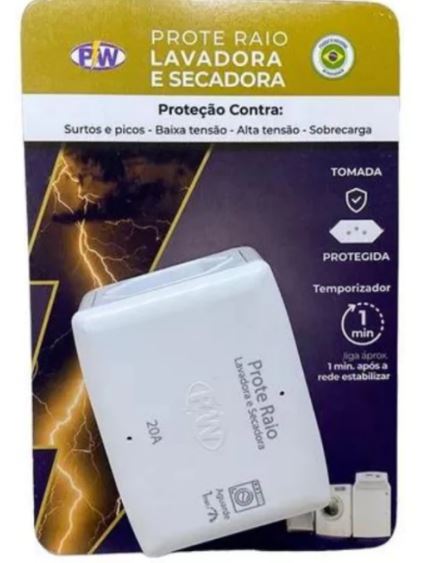 Protetor Raio Lavadora/secadora 20a pw