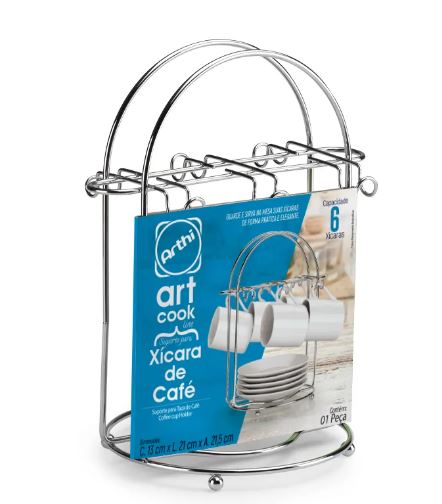 Suporte p/ Xicara Café art Cook