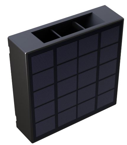 Arandela Solar Als-001P 2w 3000k Nitrolux