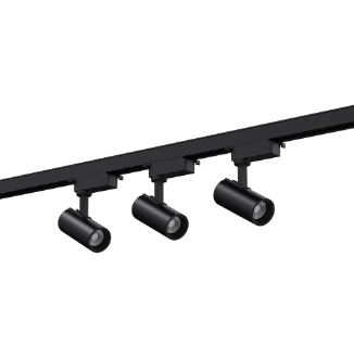 Kit Trilho Eletrificado 3 Spot 30w 3000k Preto Blumenau