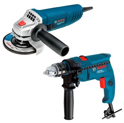 Combo Furadeira GSB 550 + Esmerilhadeira GWS 850 220V Bosch