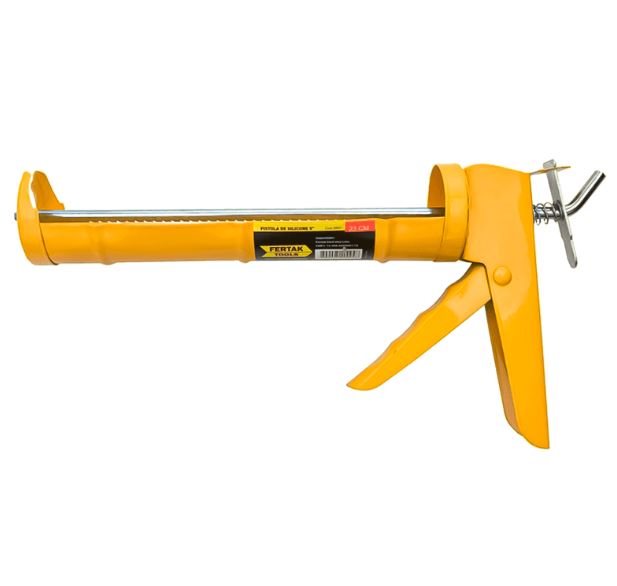 Pistola Aplicador Para Silicone 9 Polegadas 23cm Em Aço - Fertak