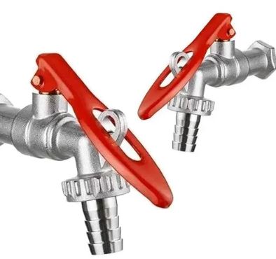 Torneira Esfera Alavanca Com Porta Cadeado 1/2 Fertak