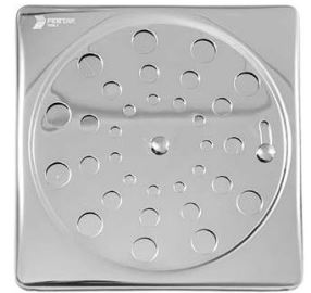 Ralo Inox Quadrado 15X15cm Fertak