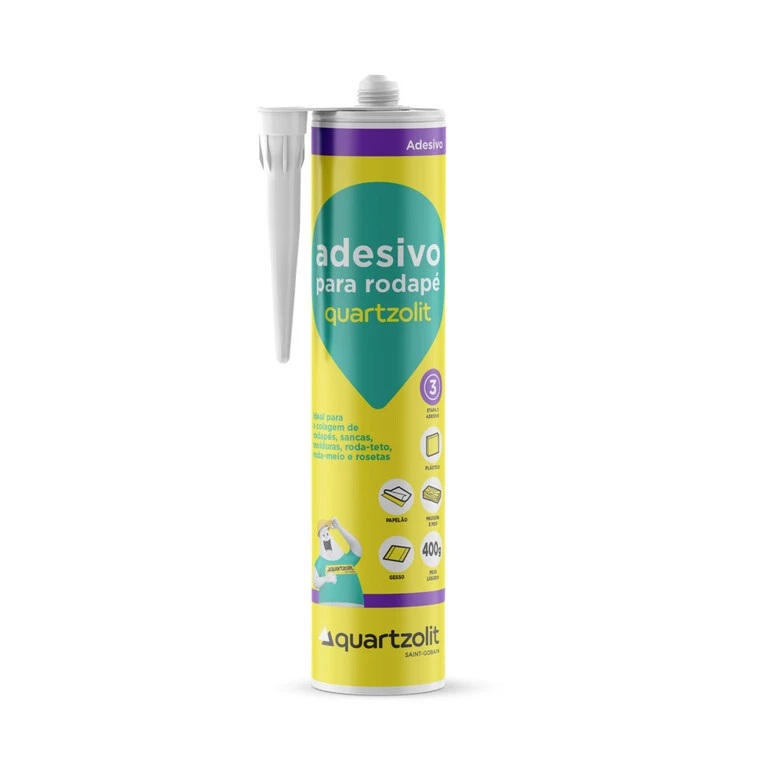 Adesivo Para Rodapé 400g Quartzolit