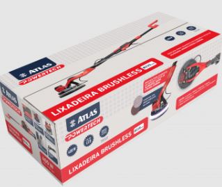 Lixadeira Telescópica Brushless Eletrica 225 400w 220v Atlas