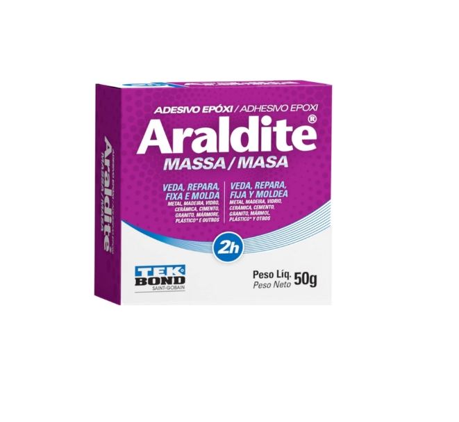 Adesivo Araldite Massa Epóxi 50Gramas - Tekbond