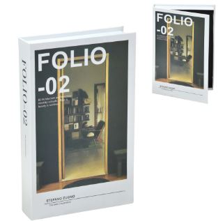 Livro Branco Fake Book 27cm Espressione Mabruk