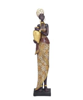 Escultura Africana Decorativa Ref: 83-956 39cm Mabruk