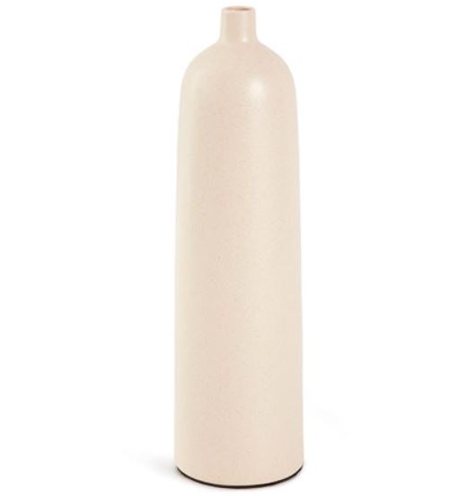 Vaso de Cerâmica alto Cinza 50x12cm - Mart