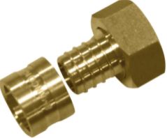 Conector Metálico Fixo Fêmea Dn20x1/2 PEX Amanco