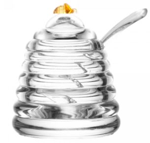 Açucareiro de Cristal Ecológico Little Bee 140ml - Lyor