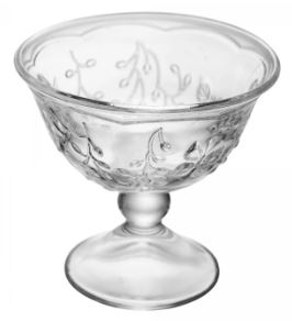 Jogo de Taça de Sobremesa New Butterfly 225ml Vidro 6 Peças - Lyor