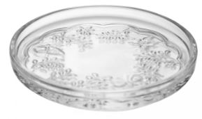 Prato Decorativo New Butterfly 11x1,5cm Cristal Ecológico - Lyor
