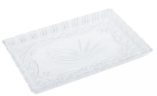 Travessa de Cristal Janine 29,5x19,5cm - Lyor