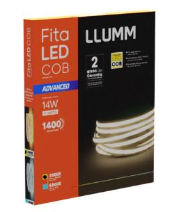 Fita Led Cob Advanced 5 Metros 14w/m 3000k 528 Leds/m Bronzearte