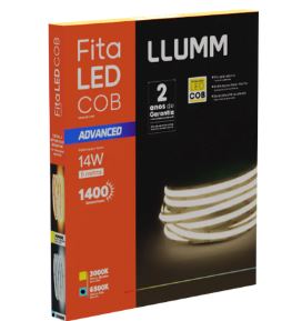 Fita Led Cob Advanced 5 Metros 14w/m 6500k 528 Leds/m Bronzearte
