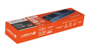 Fonte Chaveada Slim 150W 12V 12,5A Bivolt Bronzearte