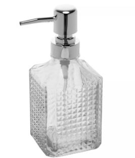Porta Sabonete Líquido Spike 370ml Vidro – Wolff