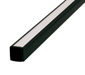 Perfil Sobrepor Alumínio 17x7mm 3 Metros Preto -  Blumenau
