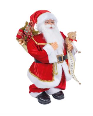 Papai Noel Decorativo Com Presentes Vermelho  92cm - Cromus