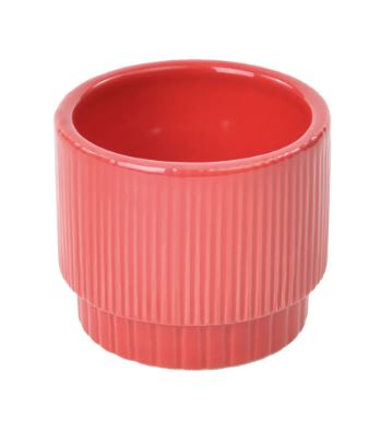 Vaso Trabalhado Vermelho - Cromus