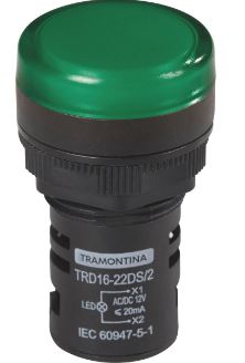 Sinalizador Trd16-22ds/2 12v Verde - Tramontina