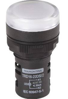 Sinalizador Trd16-22ds/2 24v Branco - Tramontina