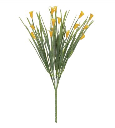 Buque Copo Leite Plt  X15 Amarelo 33cm - Florarte