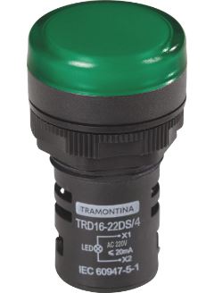 Sinalizador Trd16-22ds/4 220v Verde  - Tramontina